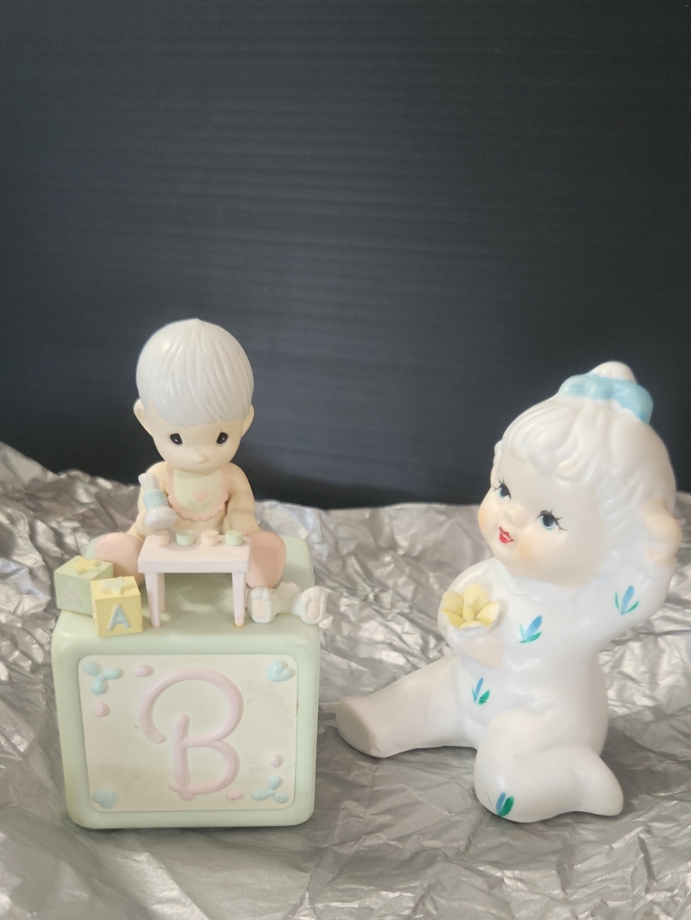 Vtg Enesco and Cute Baby Girl